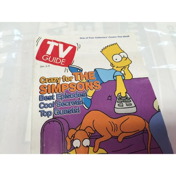 Vintage TV Guide Crazy for The Simpsons Jan 3-9, 1998 Book - Picture 2 of 7